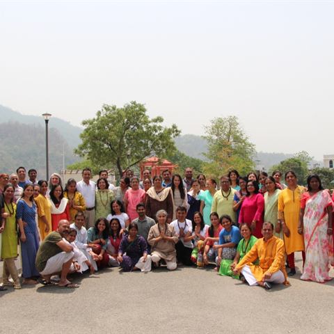 IWC students at the Ganga retreat